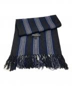 Salvatore Ferragamoサルヴァトーレ フェラガモ）の古着「カシミヤシルクマフラー」｜グレー