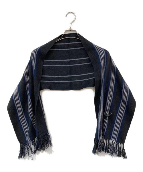 Salvatore Ferragamo（サルヴァトーレ フェラガモ）Salvatore Ferragamo (サルヴァトーレ フェラガモ) カシミヤシルクマフラー グレーの古着・服飾アイテム