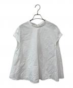 BALLSEYボールジィ）の古着「プロセスドコットン Aラインブラウス」｜ホワイト