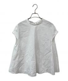 BALLSEY（ボールジィ）の古着「プロセスドコットン Aラインブラウス」｜ホワイト