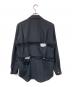 BLACK COMME des GARCONS (ブラックコムデギャルソン) ラッフルトリム シャツ ブラック サイズ:L：19000円