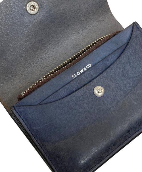 SLOW&CO（スロウアンドコー）SLOW&CO (スロウアンドコー) ingrasat mini wallet/イングラサットミニウォレット グレーの古着・服飾アイテム