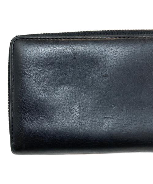 GUCCI（グッチ）GUCCI (グッチ) ラウンドファスナーウォレット ブラックの古着・服飾アイテム