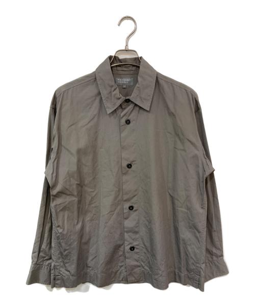 MARGARET HOWELL（マーガレットハウエル）MARGARET HOWELL (マーガレットハウエル) DENSE COTTON POPLIN/デンスコットンポプリン グレー サイズ:SIZE Lの古着・服飾アイテム