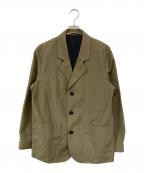 MARGARET HOWELLマーガレットハウエル）の古着「WOOL LINEN PLAINWEAVE/ウールリネンプレインウィーヴ」｜オリーブ