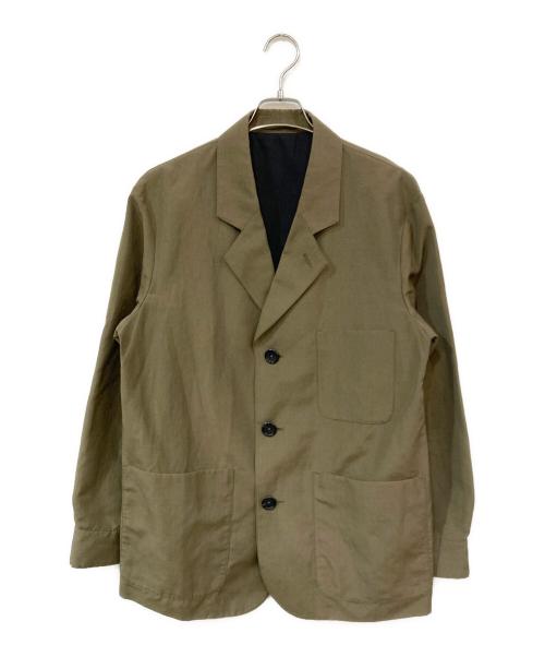 MARGARET HOWELL（マーガレットハウエル）MARGARET HOWELL (マーガレットハウエル) WOOL LINEN PLAINWEAVE/ウールリネンプレインウィーヴ オリーブ サイズ:SIZE Lの古着・服飾アイテム