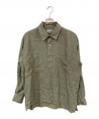 MARGARET HOWELLマーガレットハウエル）の古着「SHIRTING LINEN/シャーティングリネン」｜オリーブ