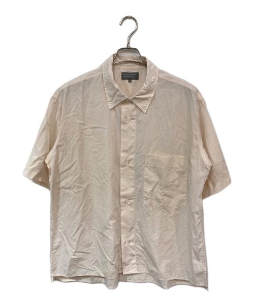 MARGARET HOWELL（マーガレットハウエル）MARGARET HOWELL (マーガレットハウエル) FINE COMPACT COTTON POPLIN/ファインコンパクトコットンポプリン ピンク サイズ:SIZE Lの古着・服飾アイテム