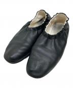 toshinosuke takegaharaトシノスケ タケガハラ）の古着「フラットシューズ」｜ブラック