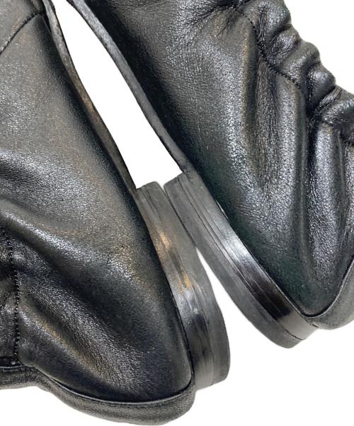 toshinosuke takegahara（トシノスケ タケガハラ）TOSHINOSUKE TAKEGAHARA (トシノスケ タケガハラ) フラットシューズ ブラック サイズ:23.5㎝の古着・服飾アイテム