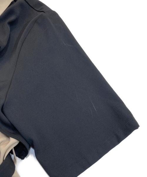 HARE（ハレ）HARE (ハレ) バイカラー半袖ワンピース ブラック サイズ:Fの古着・服飾アイテム