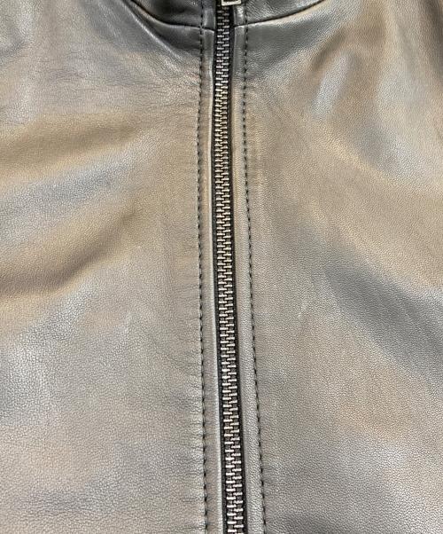 MICHAEL KORS（マイケル・コース）MICHAEL KORS (マイケルコース) ラムレザージャケット ブラック サイズ:Lの古着・服飾アイテム