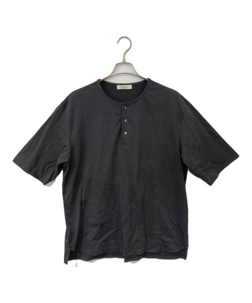 confect（コンフェクト）CONFECT (コンフェクト) ドライコットン天竺ヘンリーネックTシャツ グレー サイズ:3の古着・服飾アイテム
