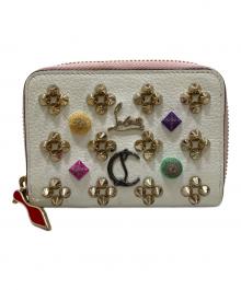 Christian Louboutin（クリスチャン・ルブタン）の古着「PANETTONE COIN PURSE CALF」｜ホワイト
