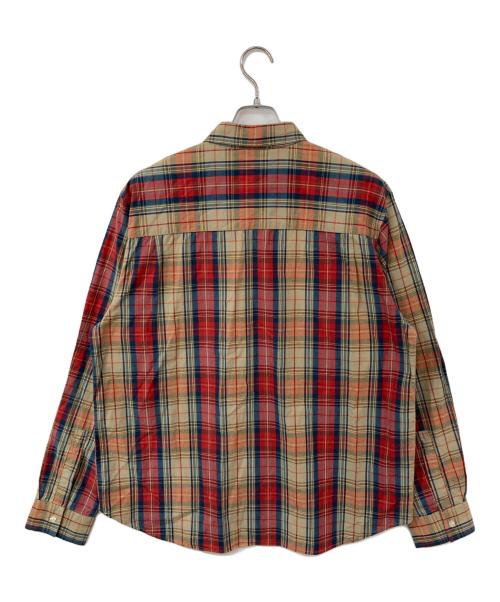 stussy（ステューシー）stussy (ステューシー) oldチェックシャツ ブラウン サイズ:Lの古着・服飾アイテム