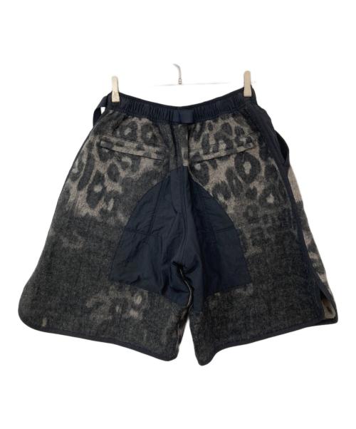 Y-3（ワイスリー）Y-3 (ワイスリー) M LEO FLEECE FOOTBALL SHORTS ブラック×ベージュ サイズ:Sの古着・服飾アイテム