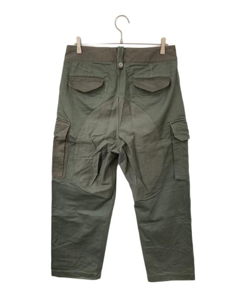 blurhms ROOTSTOCK（ブラームスルーツストック）blurhms ROOTSTOCK (ブラームスルーツストック) クレイジーパターンカーゴパンツ オリーブ サイズ:3の古着・服飾アイテム