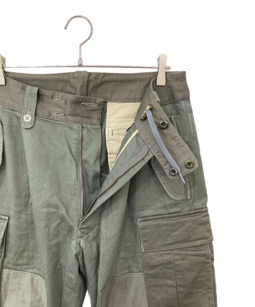 blurhms ROOTSTOCK（ブラームスルーツストック）blurhms ROOTSTOCK (ブラームスルーツストック) クレイジーパターンカーゴパンツ オリーブ サイズ:3の古着・服飾アイテム