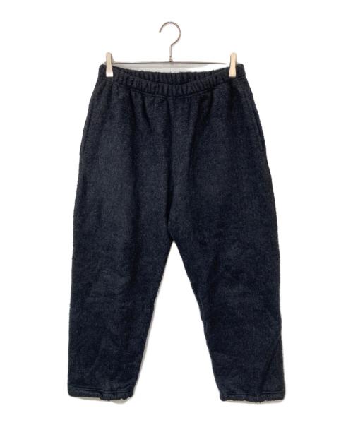 blurhms ROOTSTOCK（ブラームスルーツストック）blurhms ROOTSTOCK (ブラームスルーツストック) COTTON SILK FLEECE PANTS ブラック サイズ:3の古着・服飾アイテム