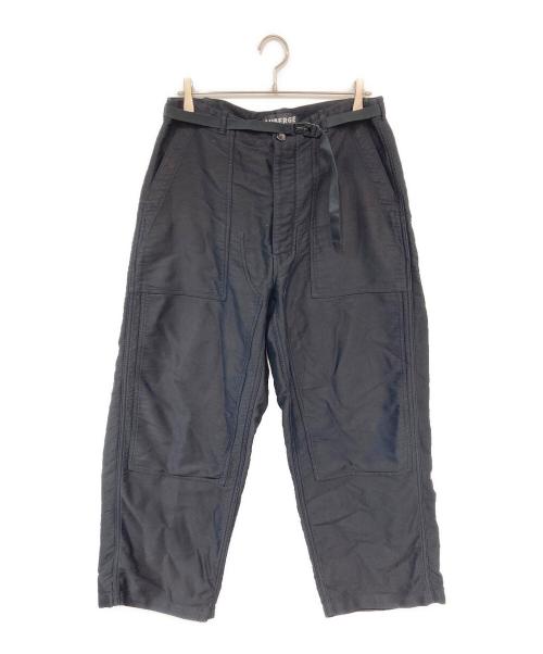 AUBERGE（オーベルジュ）AUBERGE (オーベルジュ) DIEGO/ディエゴ　 モールスキン ベイカーパンツ ブラック サイズ:不明の古着・服飾アイテム