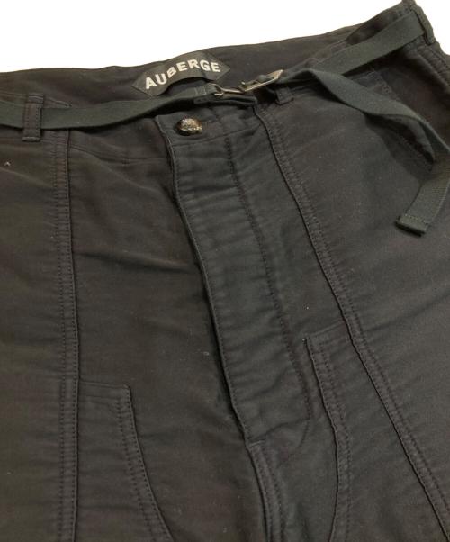 AUBERGE（オーベルジュ）AUBERGE (オーベルジュ) DIEGO/ディエゴ　 モールスキン ベイカーパンツ ブラック サイズ:不明の古着・服飾アイテム