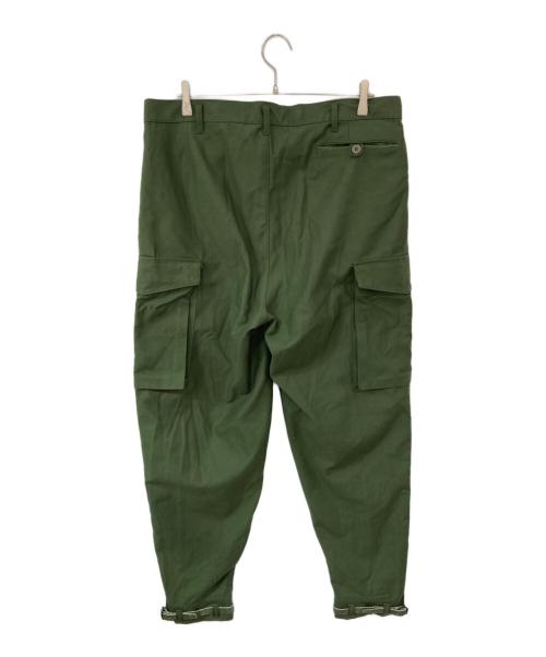 スウェーデン軍（スウェーデングン）スウェーデン軍 (スウェーデングン) M-59カーゴパンツ グリーン サイズ:85の古着・服飾アイテム