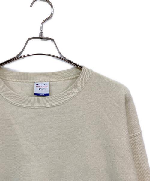 Champion（チャンピオン）Champion (チャンピオン) WTAPS (ダブルタップス) CREW REVERSE WEAVE/クルーリバースウェーブ アイボリー サイズ:SIZE Mの古着・服飾アイテム