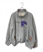 77circaナナナナサーカ）の古着「circa make wide half zip sweat top」｜グレー