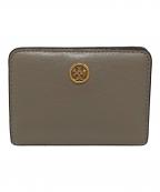 TORY BURCHトリーバーチ）の古着「ロビンソンビジネスカードケース」｜グレー