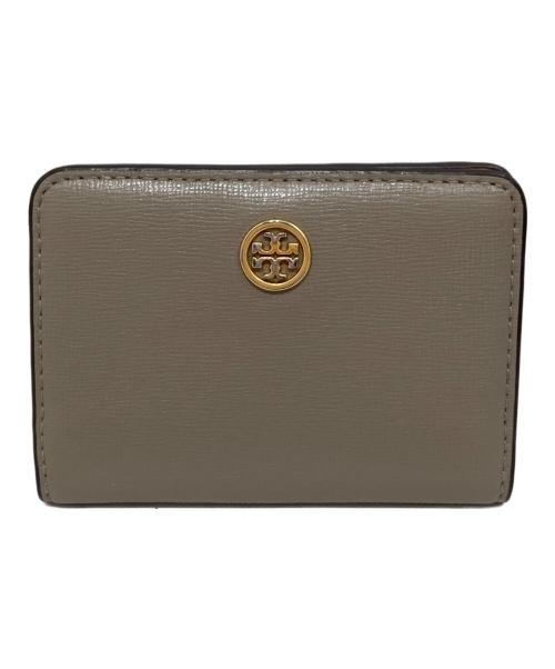 TORY BURCH（トリーバーチ）TORY BURCH (トリーバーチ) ロビンソンビジネスカードケース グレーの古着・服飾アイテム