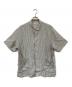 CONFECT（コンフェクト）の古着「リネンストライプ 半袖カバーシャツ」｜グレー