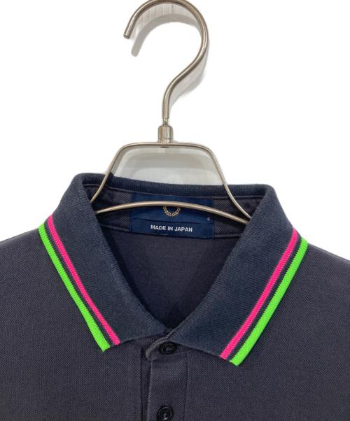 FRED PERRY（フレッドペリー）FRED PERRY (フレッドペリー) ポロシャツ ネイビー サイズ:SIZE Sの古着・服飾アイテム