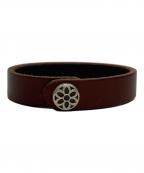 Good Art HLYWDグッドアートハリウッド）の古着「レザーブレスレット」｜ブラウン