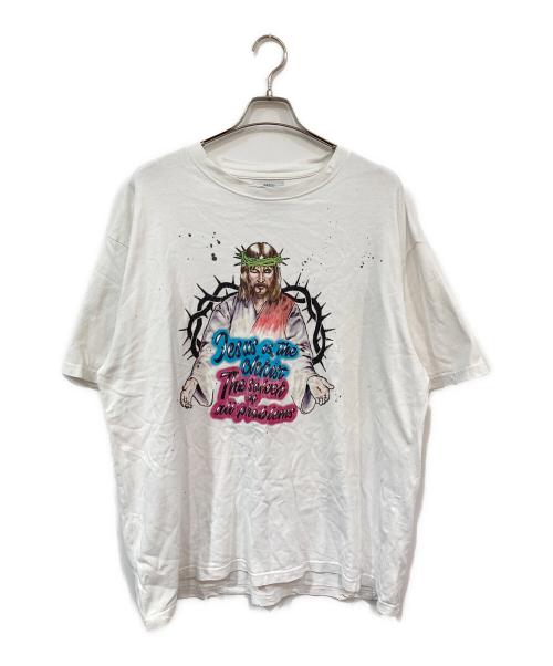 SOMEIT（サミット）SOMEIT (サミット) プリントTシャツ ホワイト サイズ:SIZE Lの古着・服飾アイテム