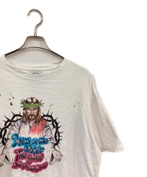 SOMEIT（サミット）SOMEIT (サミット) プリントTシャツ ホワイト サイズ:SIZE Lの古着・服飾アイテム