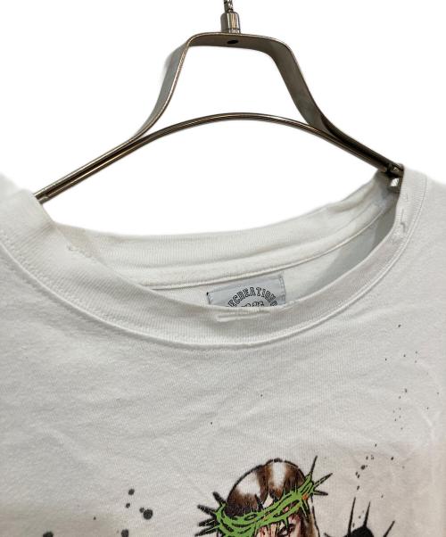 SOMEIT（サミット）SOMEIT (サミット) プリントTシャツ ホワイト サイズ:SIZE Lの古着・服飾アイテム