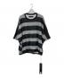 A.F ARTEFACT（エーエフ アーティファクト）の古着「Bound Border Dolman Tee/バウンドボーダードルマンティー」｜ブラック