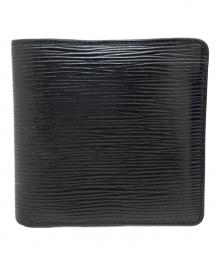 LOUIS VUITTON（ルイ ヴィトン）の古着「2つ折り財布」｜ブラック