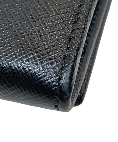 PRADA（プラダ）PRADA (プラダ) サフィアーノレザー 長財布 ブラックの古着・服飾アイテム