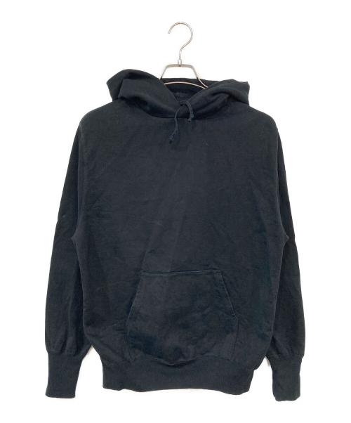 BATONER（バトナ―）BATONER (バトナ―) DEGREASE INLAY PULL PARKER/ディグリースインレープルパーカー ブラック サイズ:SIZE 2の古着・服飾アイテム