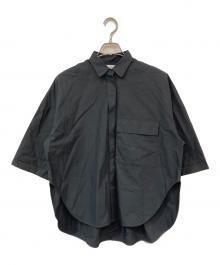 ENFOLD（エンフォルド）の古着「オーバーサイズシャツ」｜ブラック