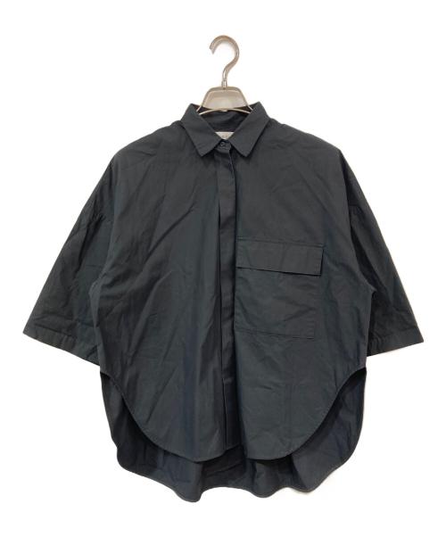 ENFOLD（エンフォルド）ENFOLD (エンフォルド) オーバーサイズシャツ ブラック サイズ:SIZE 38の古着・服飾アイテム