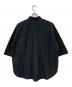 ENFOLD (エンフォルド) オーバーサイズシャツ ブラック サイズ:SIZE 38：5000円