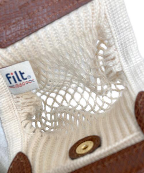 LONGCHAMP（ロンシャン）LONGCHAMP (ロンシャン) LE PLIAGE ショルダーバッグ アイボリーの古着・服飾アイテム