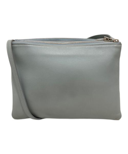 CELINE（セリーヌ）CELINE (セリーヌ) トリオスモール ショルダーバッグ グレーの古着・服飾アイテム