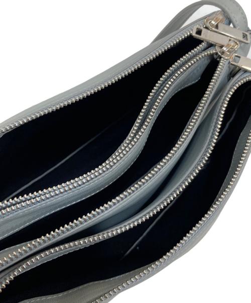 CELINE（セリーヌ）CELINE (セリーヌ) トリオスモール ショルダーバッグ グレーの古着・服飾アイテム