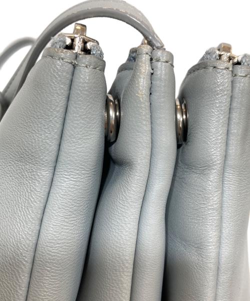 CELINE（セリーヌ）CELINE (セリーヌ) トリオスモール ショルダーバッグ グレーの古着・服飾アイテム