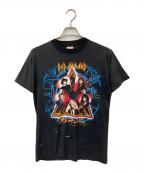 ROYAL FIRST CLASSロイヤルファーストクラス）の古着「80’s 1988c DEF LEPPARD TEE」｜ブラック