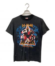 ROYAL FIRST CLASS（ロイヤルファーストクラス）の古着「80’s 1988c DEF LEPPARD TEE」｜ブラック