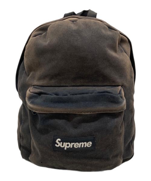 SUPREME（シュプリーム）SUPREME (シュプリーム) Canvas backpack/キャンバスバックパック ブラックの古着・服飾アイテム